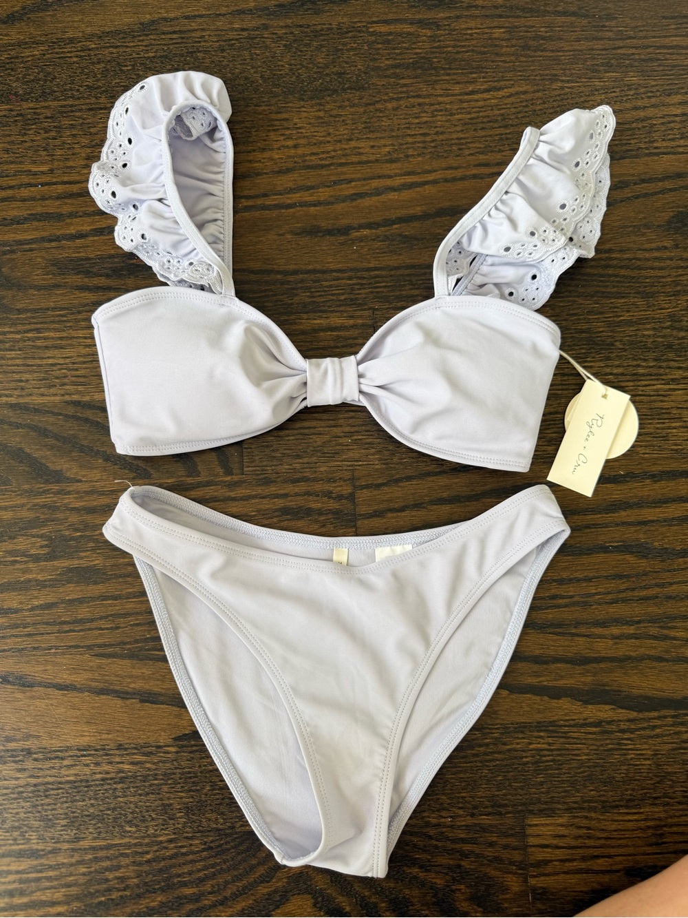 Rylee and Cru Ruffle Bandeau Bikini